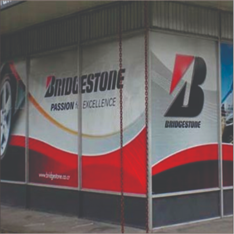  Vinilo microperfado oficinas Extremadura - Juanimprime